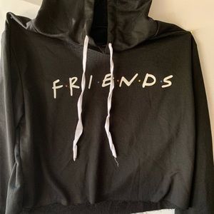 Friends crop top hoodie